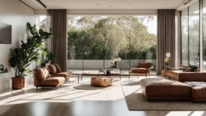 a pristine, sunlit room showcasing flawless end-of-lease cleaning in perth, with gleaming surfaces and a fresh, inviting atmosphere that highlights the importance of legal compliance in rental agreements.